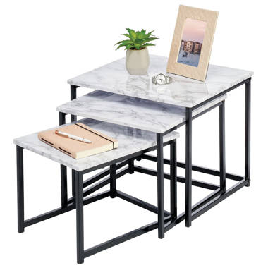 Marble effect best sale nest of tables